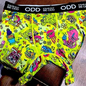 Odd Boxer Premium Sponge Bob SquarePants Super Cool 😎 Lightweight Boxer Briefs!